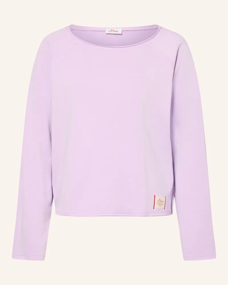 S.Oliver Sweatshirt lila Helllila