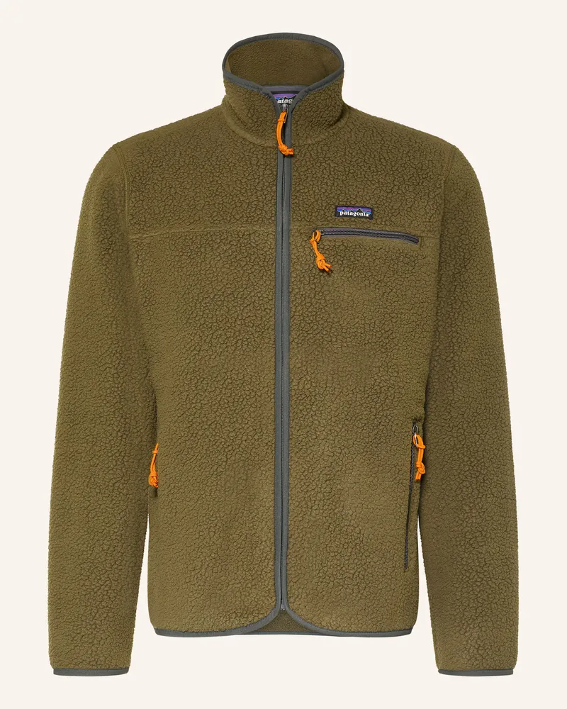 Patagonia Fleecejacke Retro Pile gruen Dunkelgrün