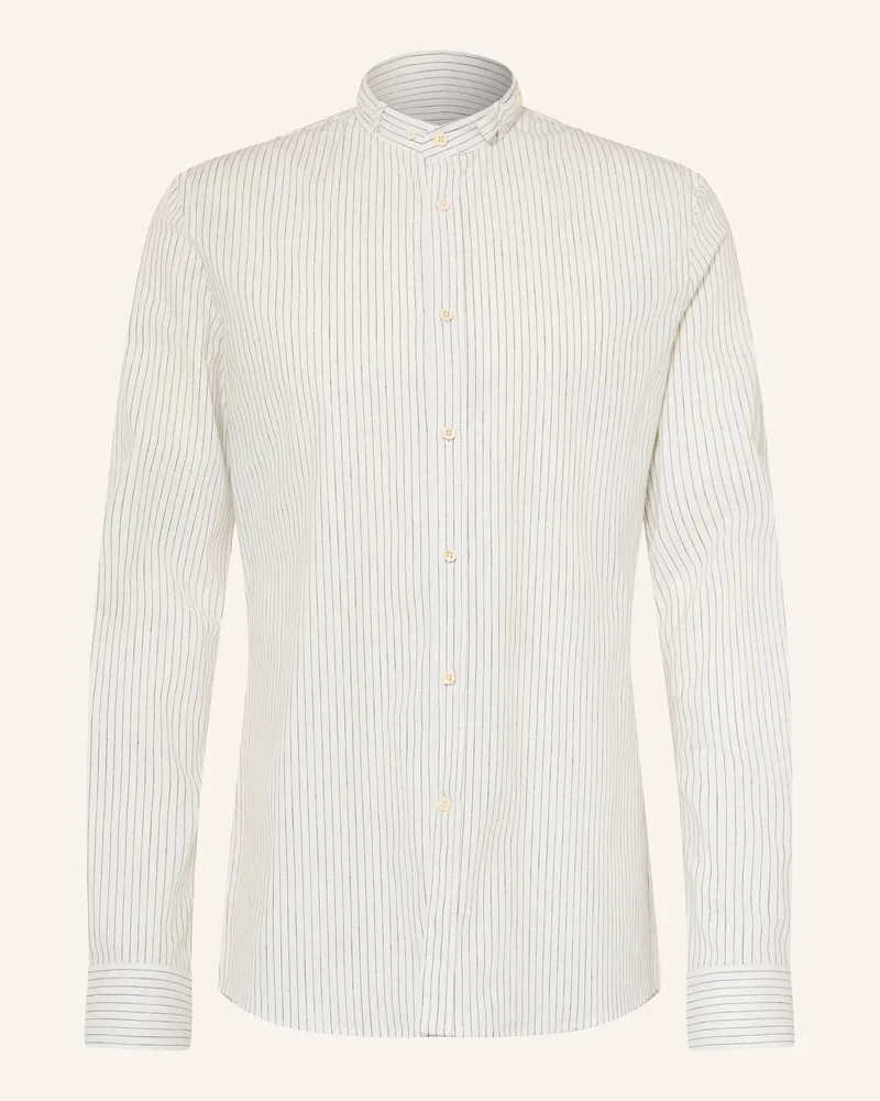 Gottseidank Trachtenhemd Lenz Slim Fit Mit Stehkragen weiss Weiss