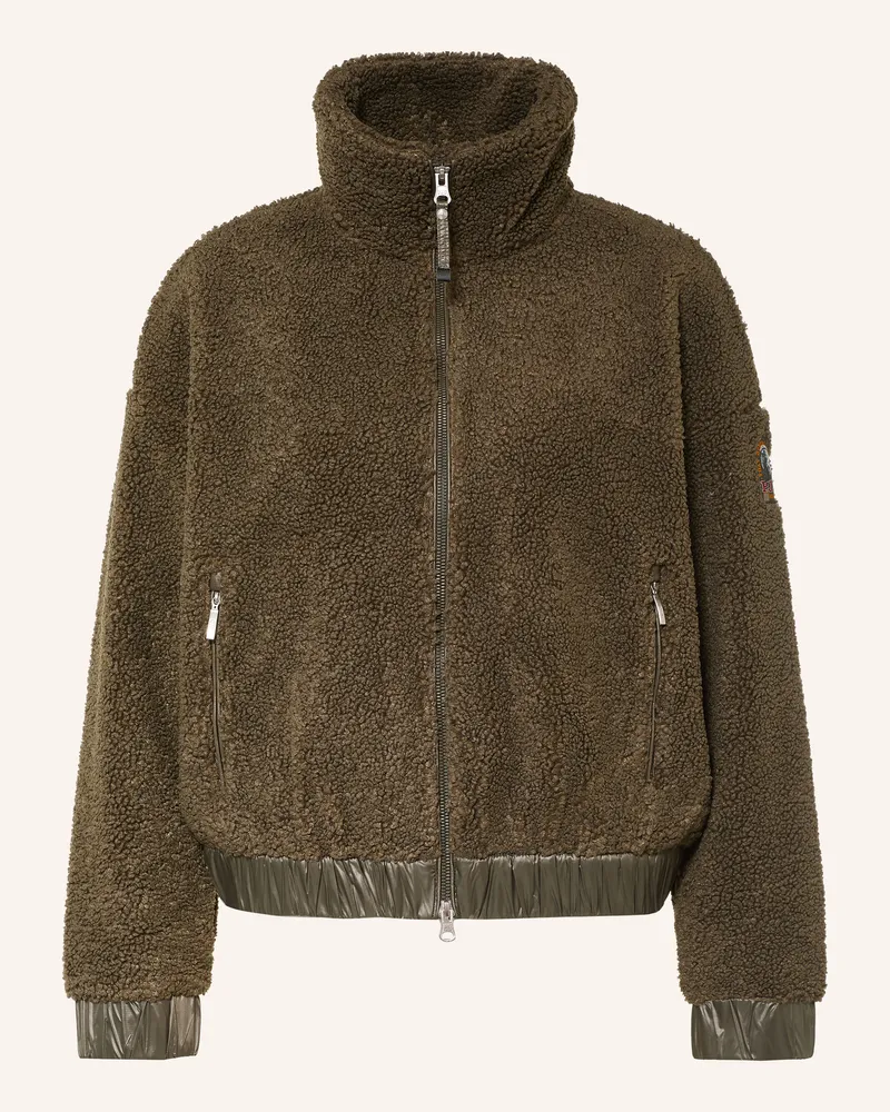 Parajumpers Teddyfell-Jacke Sori gruen Oliv