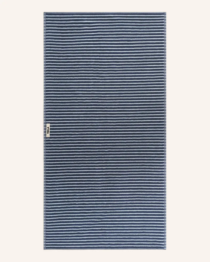 TEKLA Handtuch blau Dunkelblau