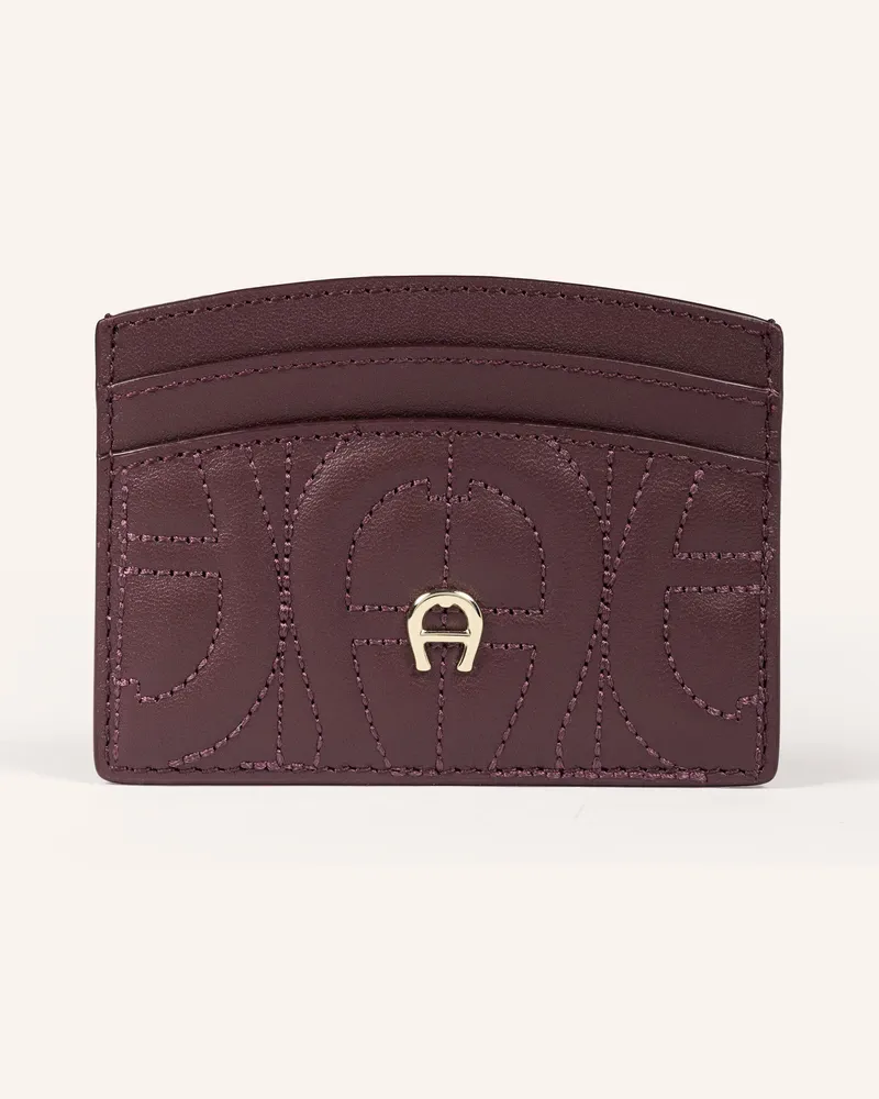Aigner Kartenetui Diadora rot Dunkelrot