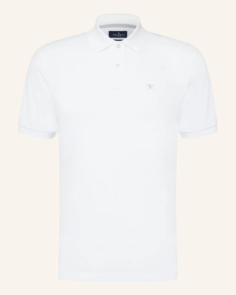 Hackett Piqué-Poloshirt Slim Fit weiss Weiss