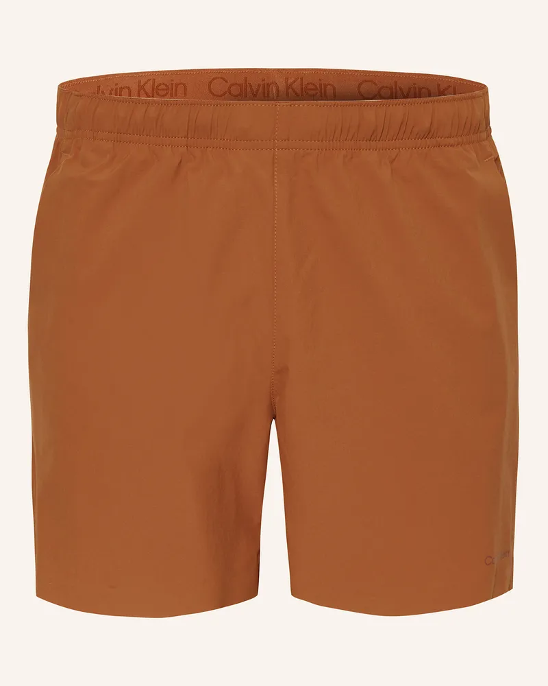 Calvin Klein Badeshorts CK TECH Dunkelorange