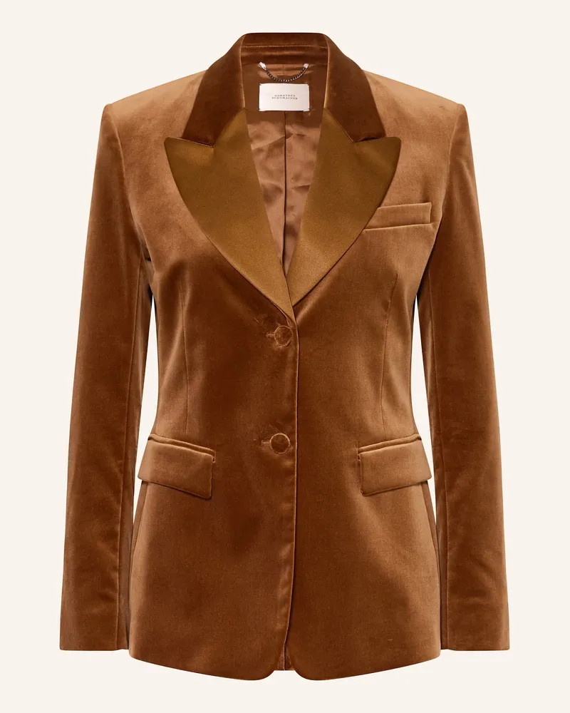 Dorothee Schumacher Samtblazer ELEGANCE SOFTNESS Braun