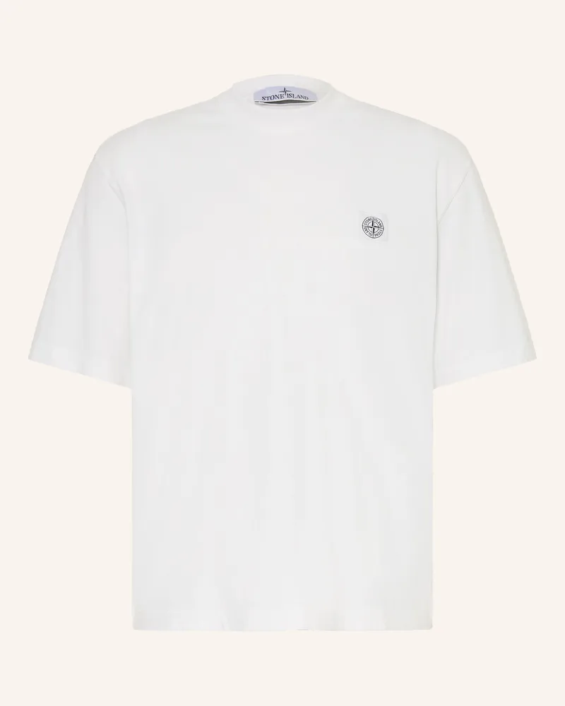 Stone Island T-Shirt weiss Weiss