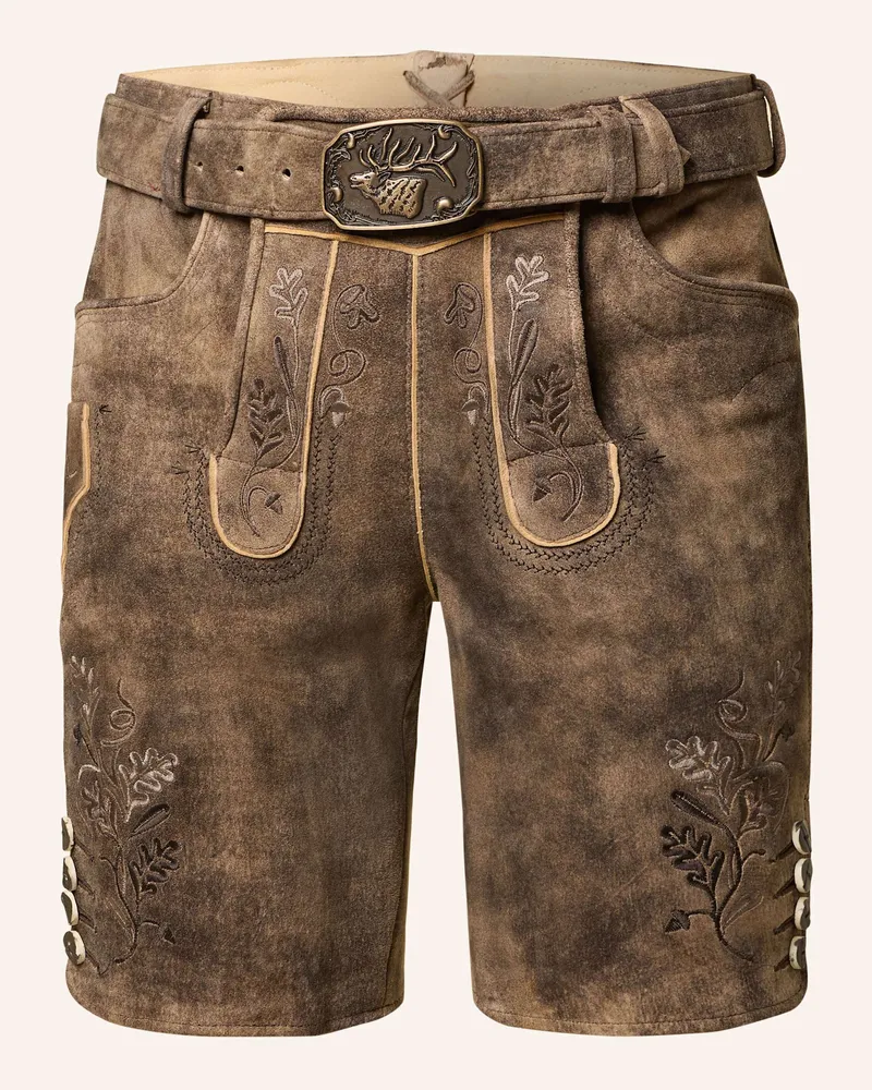 Spieth & Wensky Trachten-Lederhose Feistritz braun Braun