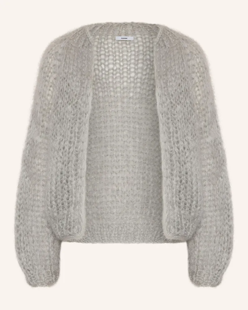 MAIAMI Strickhülle aus Mohair Grau