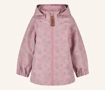 Regenjacke Gefüttert Blume rosa