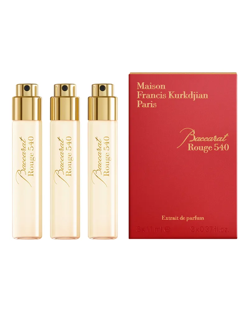 Maison Francis Kurkdjian Baccarat Rouge 540 Refill Extrait de Parfum (3 x 11 ml) 33 ml 