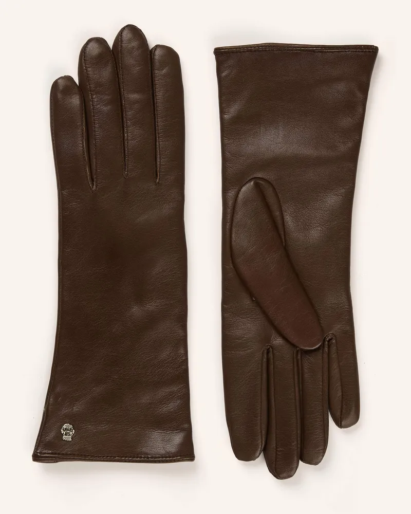 Roeckl Lederhandschuhe Prag braun Braun