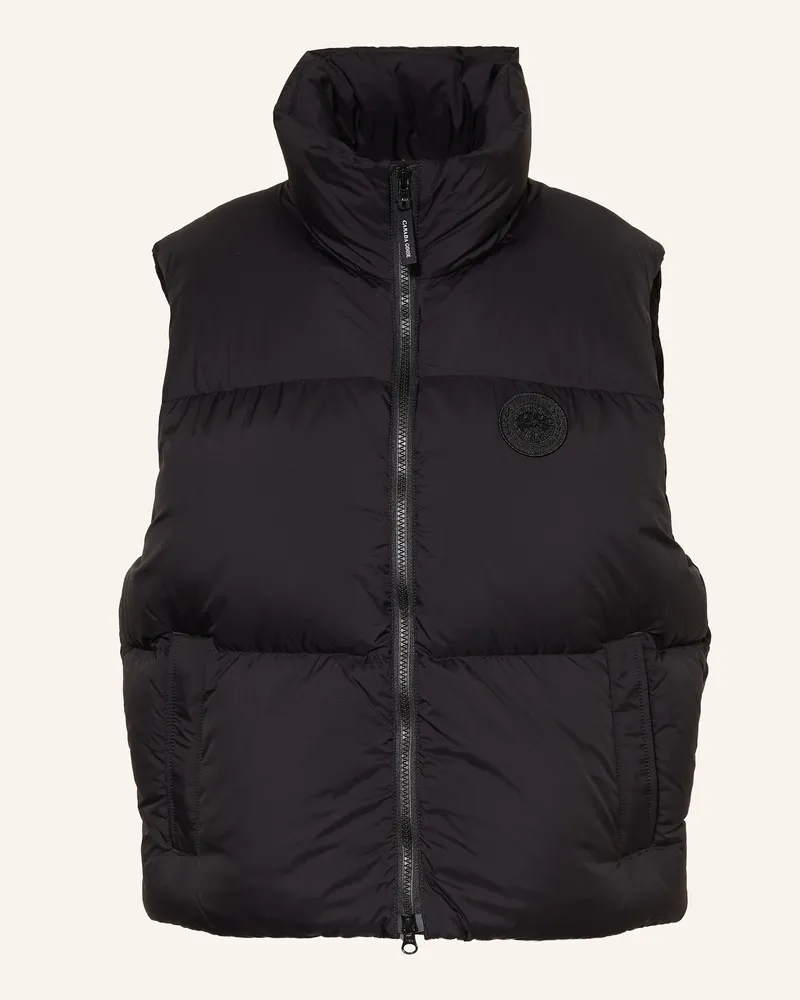 Canada Goose Daunenweste Fallon schwarz Schwarz