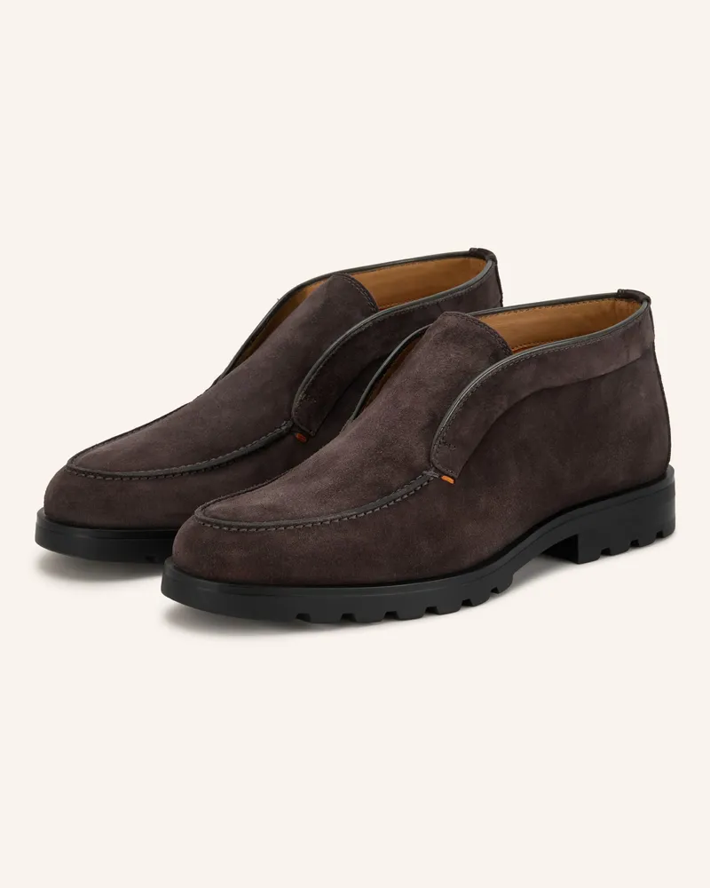 Santoni Boots Rock grau Dunkelgrau