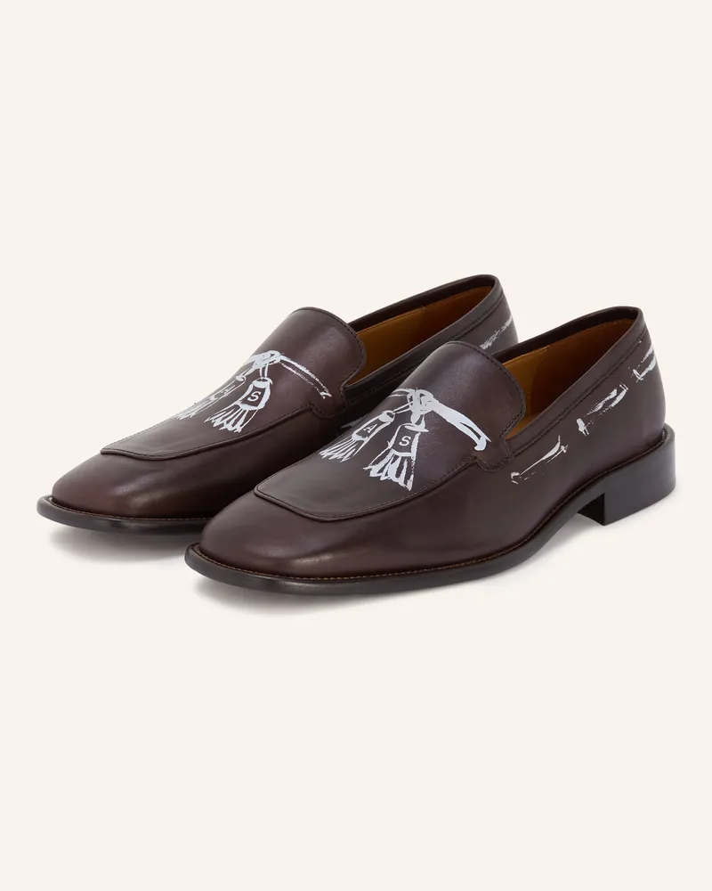 Acne Studios Loafer Dunkelbraun