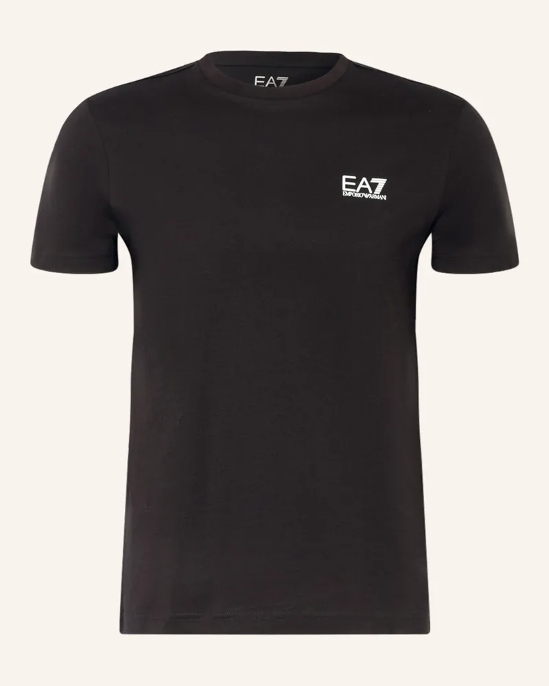 EA7 T-Shirt schwarz Schwarz