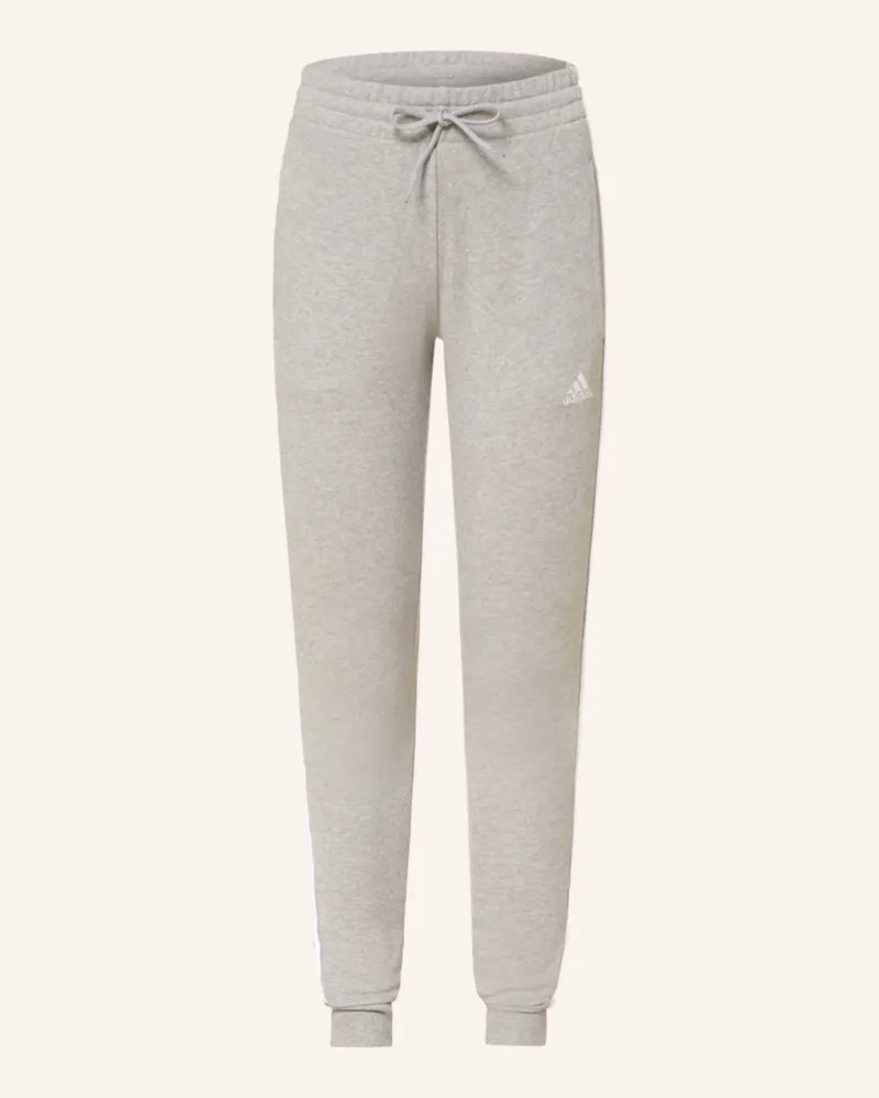 adidas Sweatpants ESSENTIALS 3-STRIPES FRENCH TERRY CUFFED Hellgrau