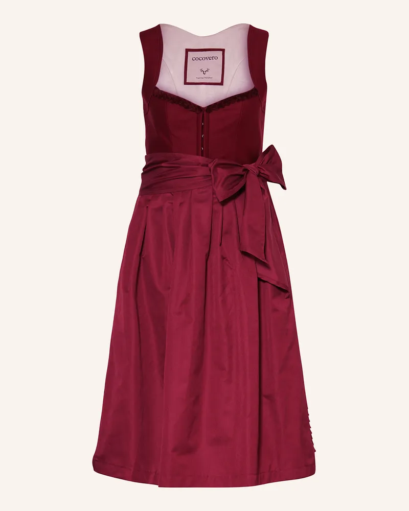 CocoVero Dirndl ANNELIE Dunkelrot