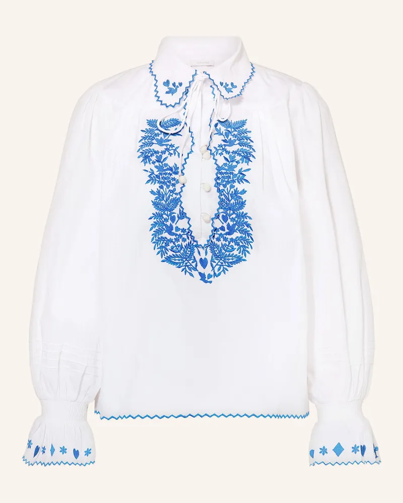 Rich&Royal Blusenshirt Weiss