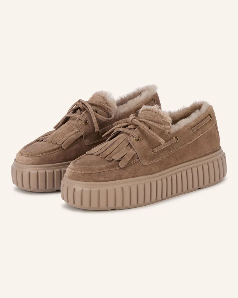 Kennel & Schmenger Bootsschuhe Zap braun Taupe