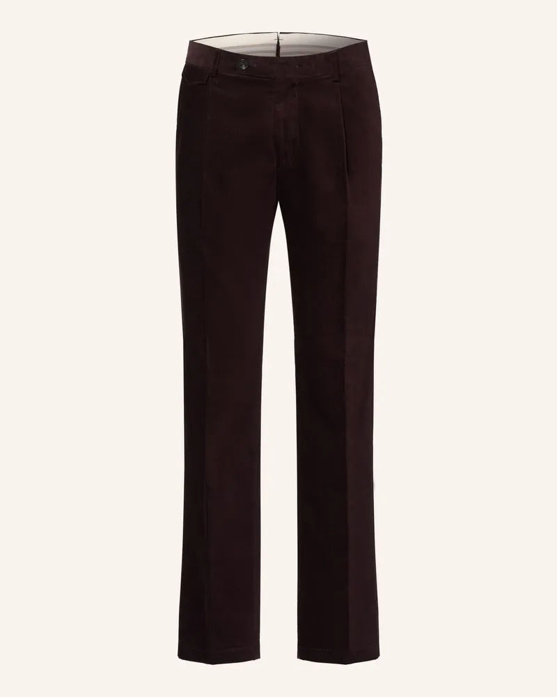 windsor. Anzughose Silvi Shaped Fit Aus Cord rot 630