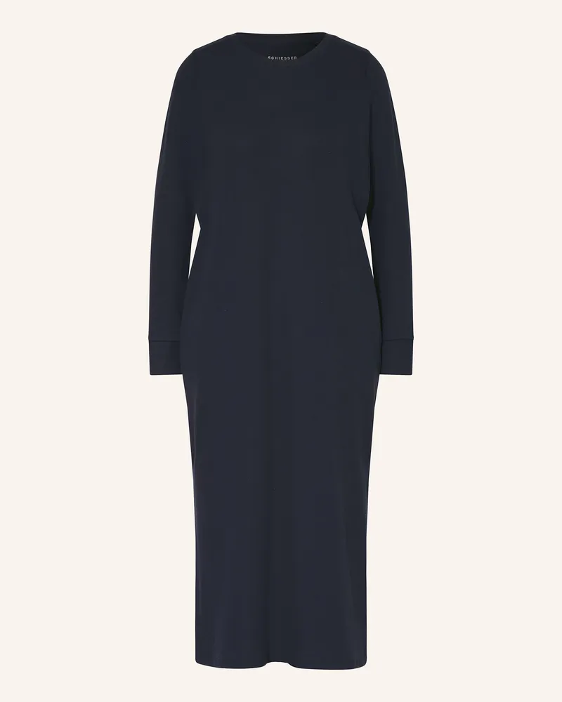 Schiesser Nachtwäsche SELECTED PREMIUM WARMING Dunkelblau