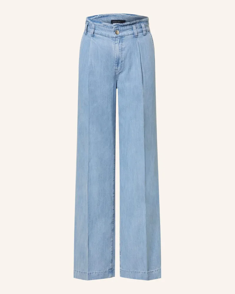 Marc Cain Marlenehose WINONA in Jeansoptik Blau