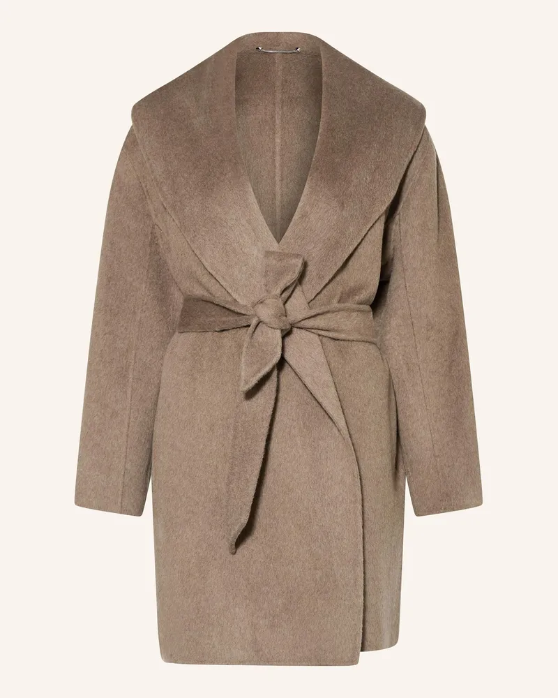 HUGO BOSS Wollmantel CARIBY Taupe