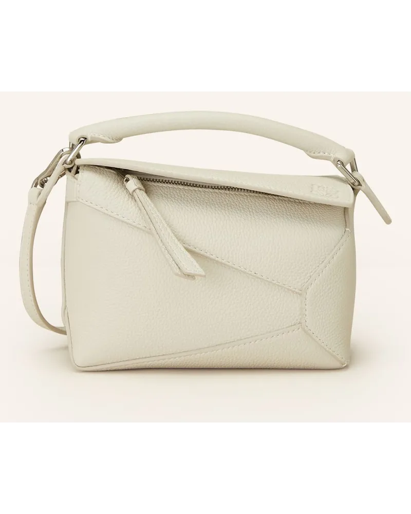 Loewe Umhängetasche PUZZLE EDGE MINI Weiss