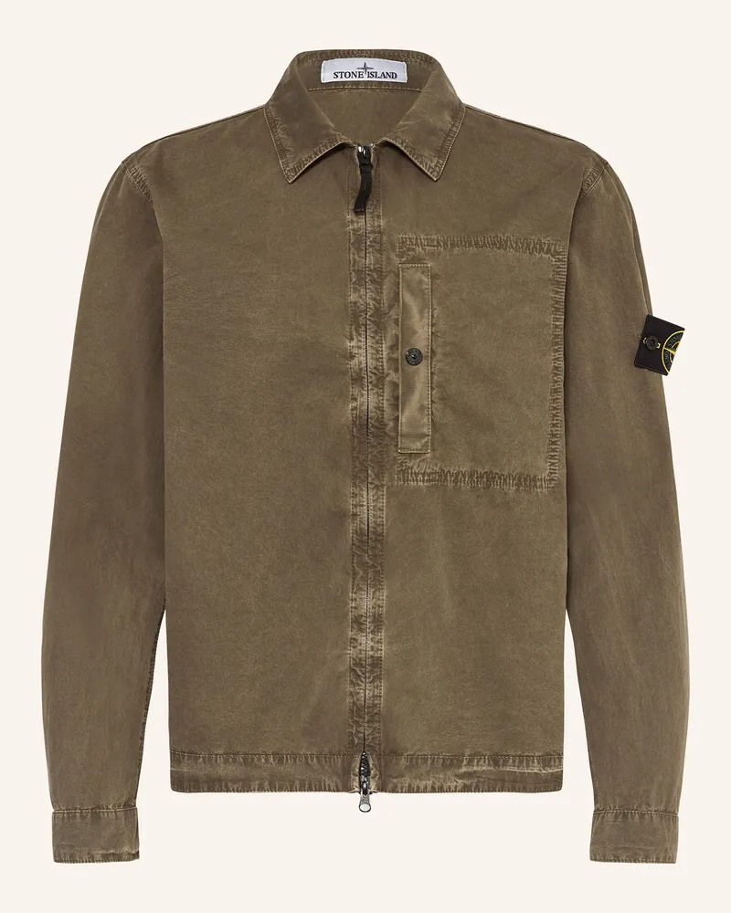 Stone Island Overjacket Khaki