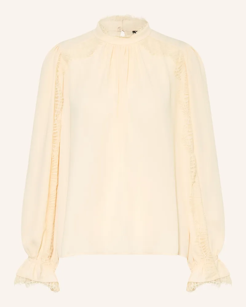 Marc Cain Blusenshirt Mit Spitze gelb 126