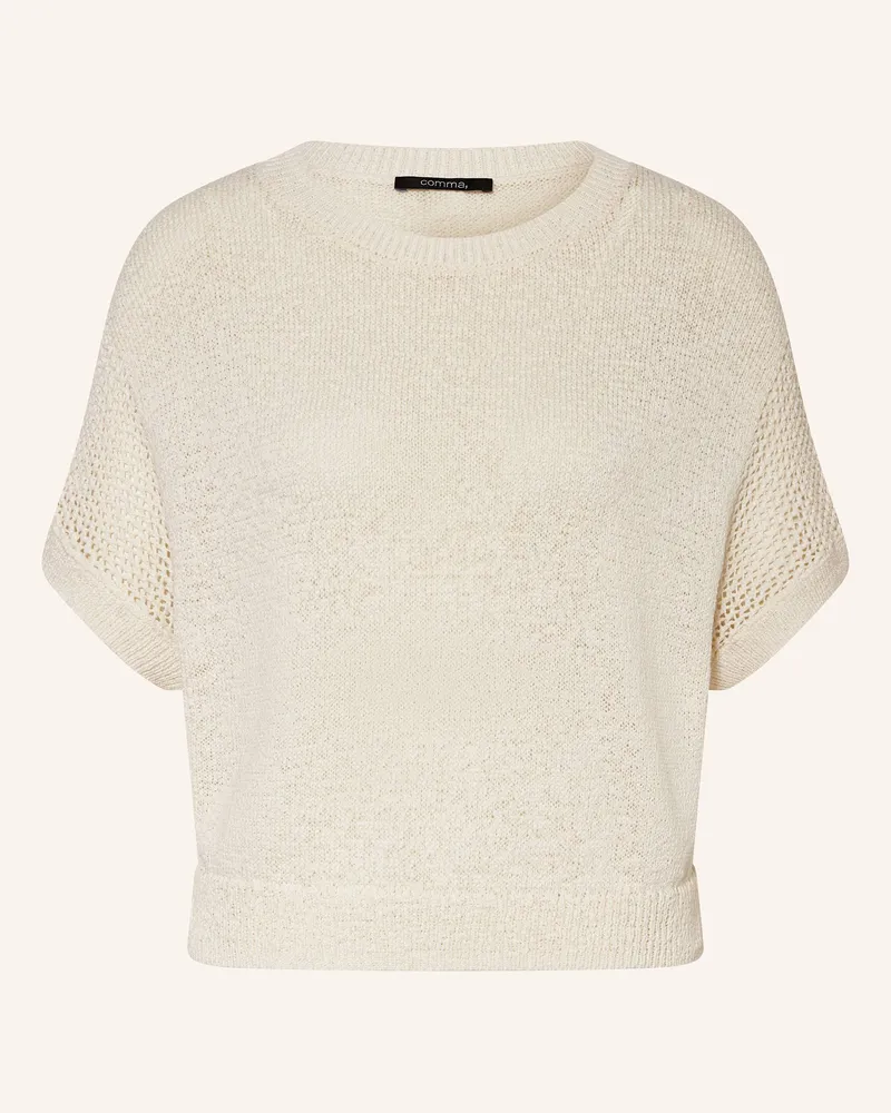 COMMA Strickshirt Creme
