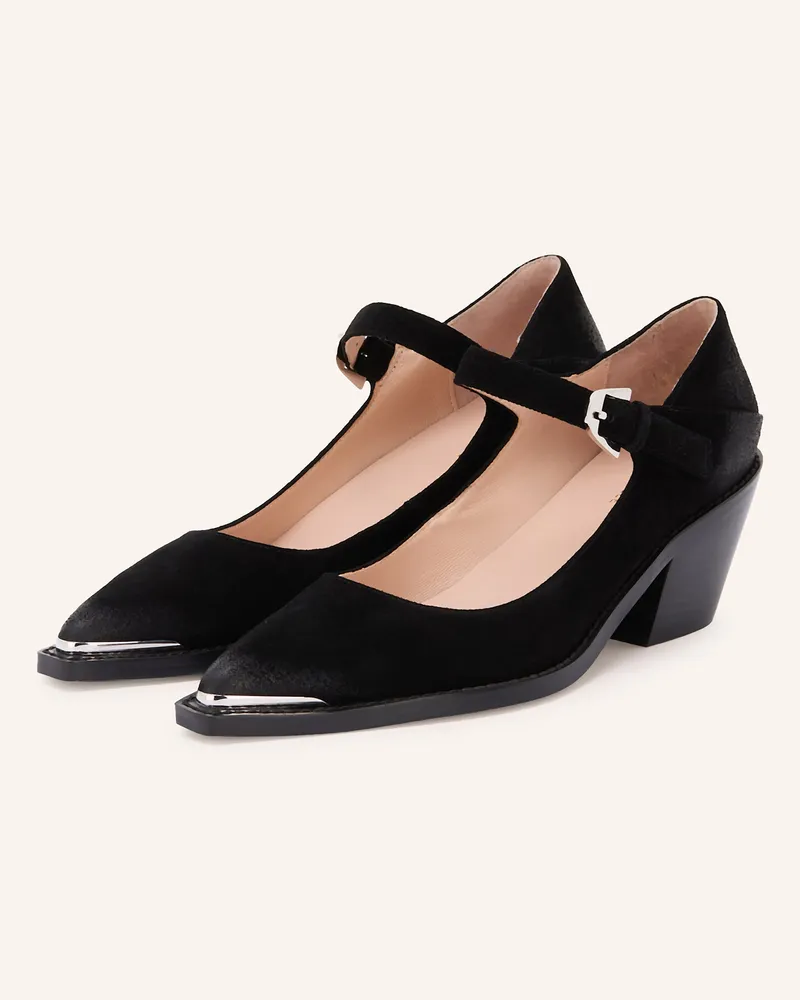 Coccinelle Mary-Jane-Pumps schwarz Schwarz