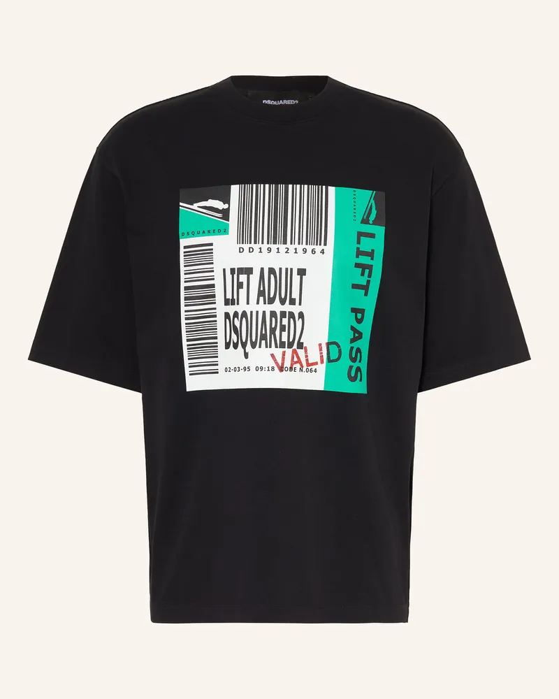 Dsquared2 T-Shirt schwarz Schwarz