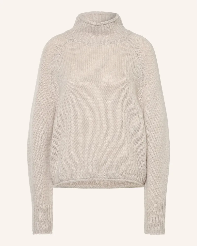hemisphere Pullover Mit Cashmere beige Hellbraun