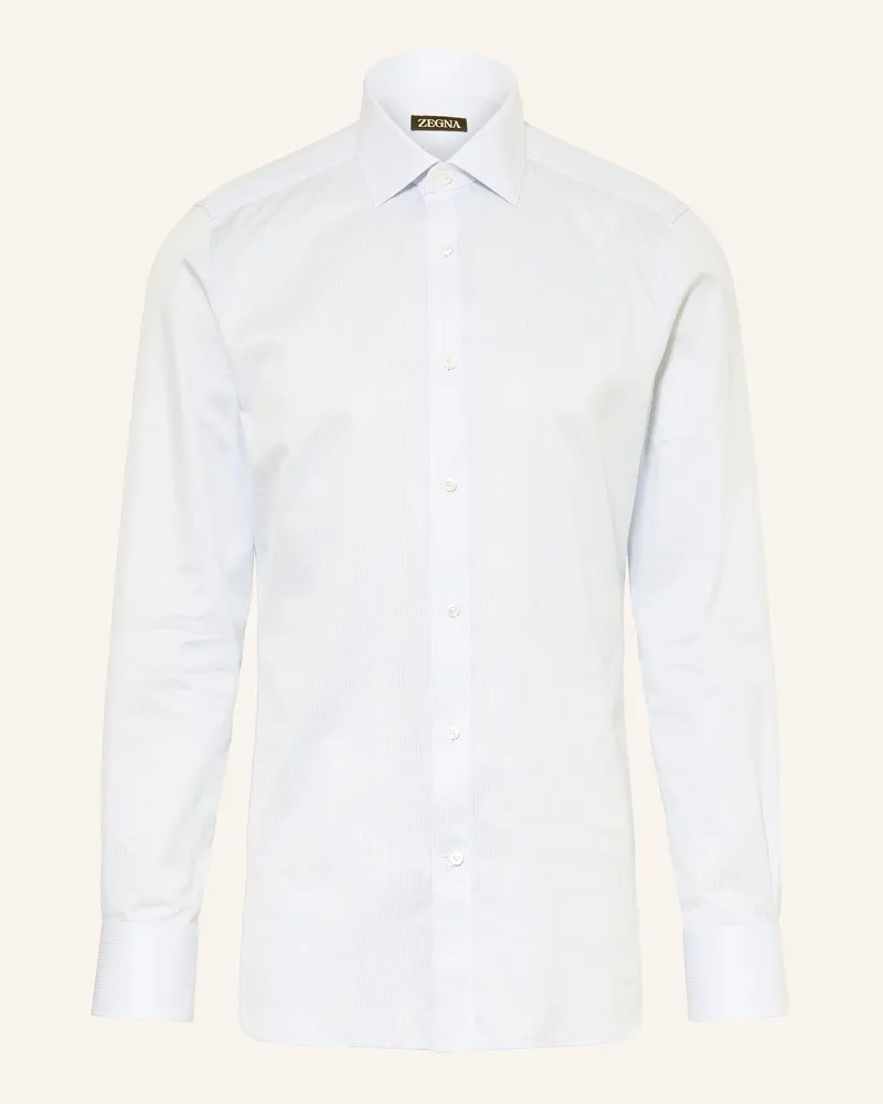Ermenegildo Zegna Hemd Regular Fit blau Hellblau
