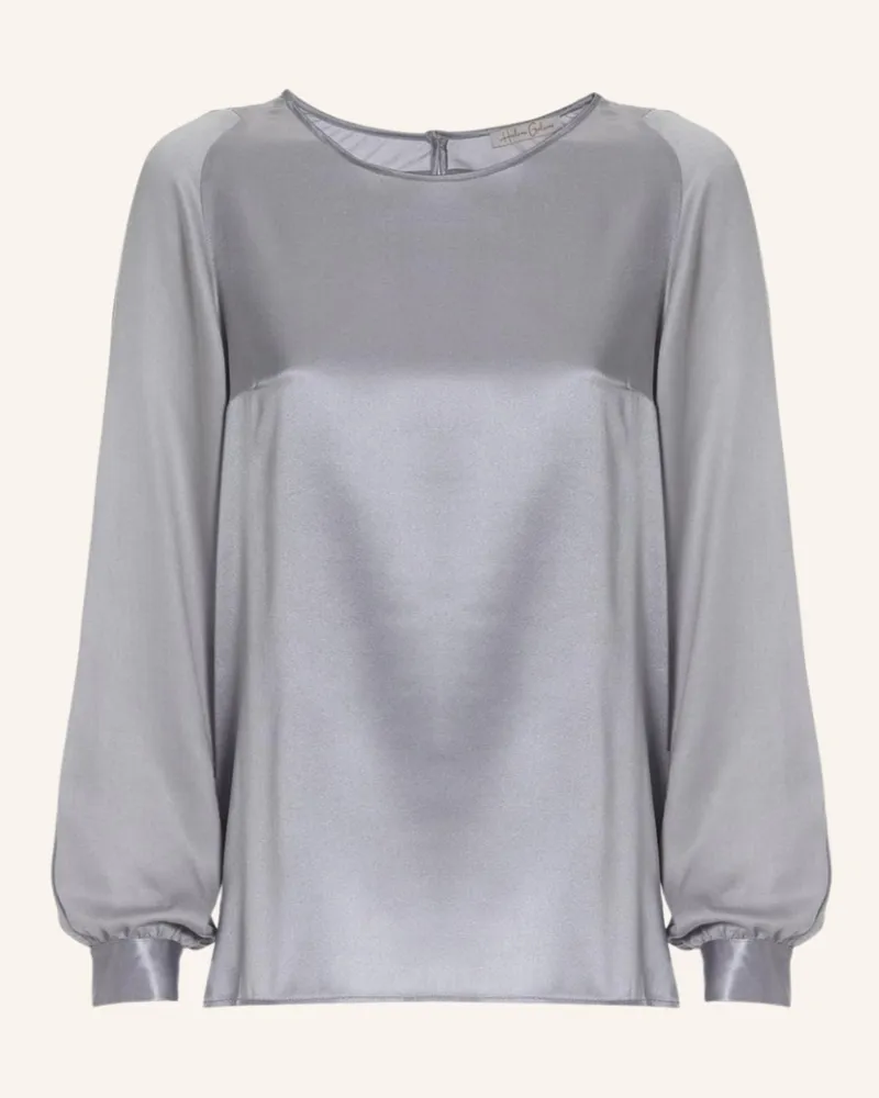 Helene Galwas Langarmbluse Alina silber Silber