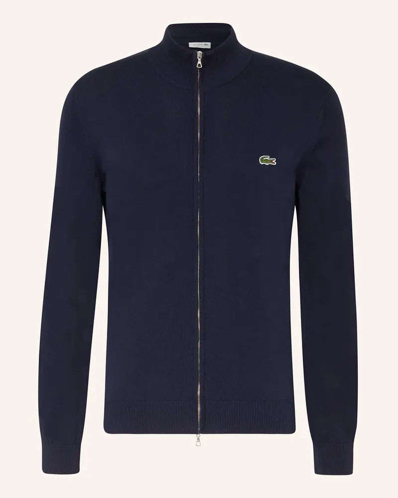 Lacoste Strickjacke blau Dunkelblau