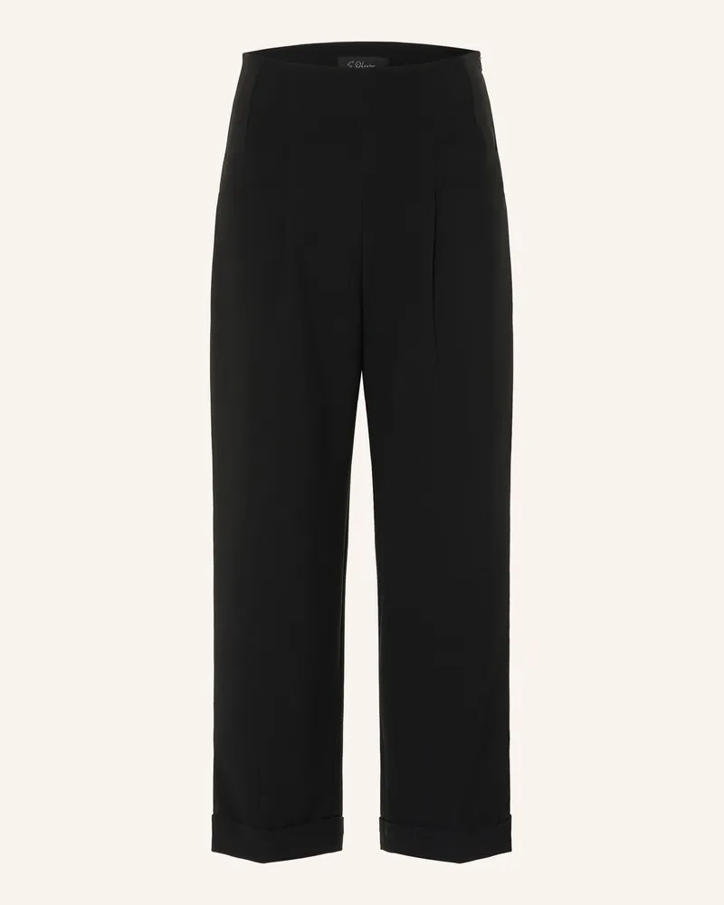 S.Oliver 7/8-Hose schwarz Schwarz