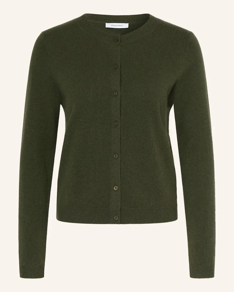 Darling Harbour Strickjacke Aus Cashmere gruen Forest