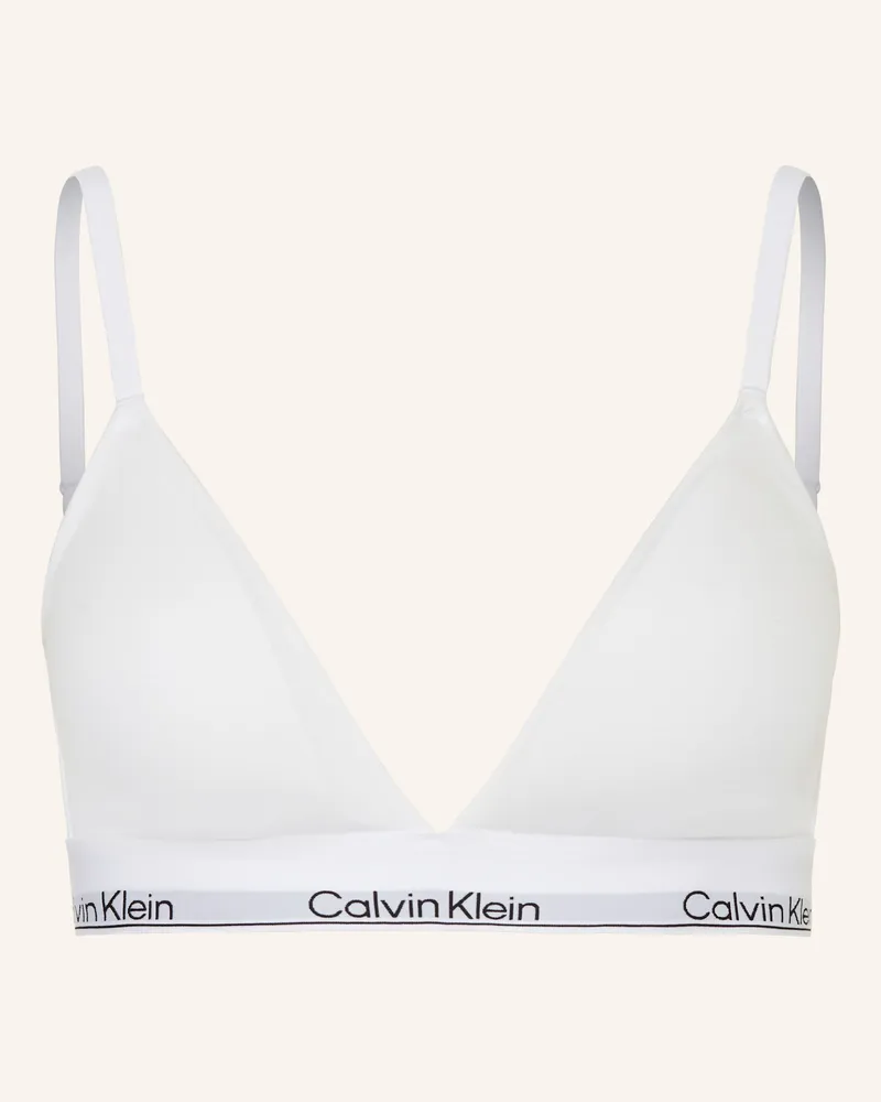 Calvin Klein Triangel-Bh Icon Cotton Modal weiss Weiss