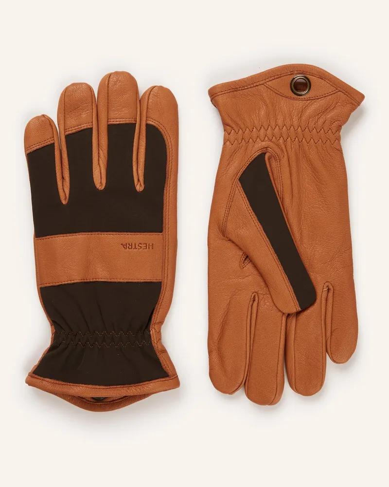 Hestra Lederhandschuhe GNEIS Braun