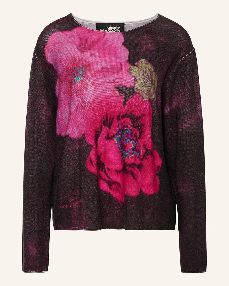 Yippie Hippie Pullover Dunkellila