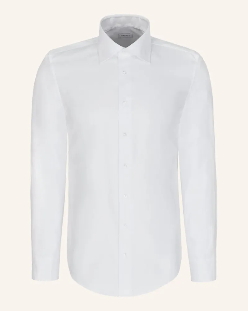Seidensticker Business Hemd Slim Fit weiss Weiss