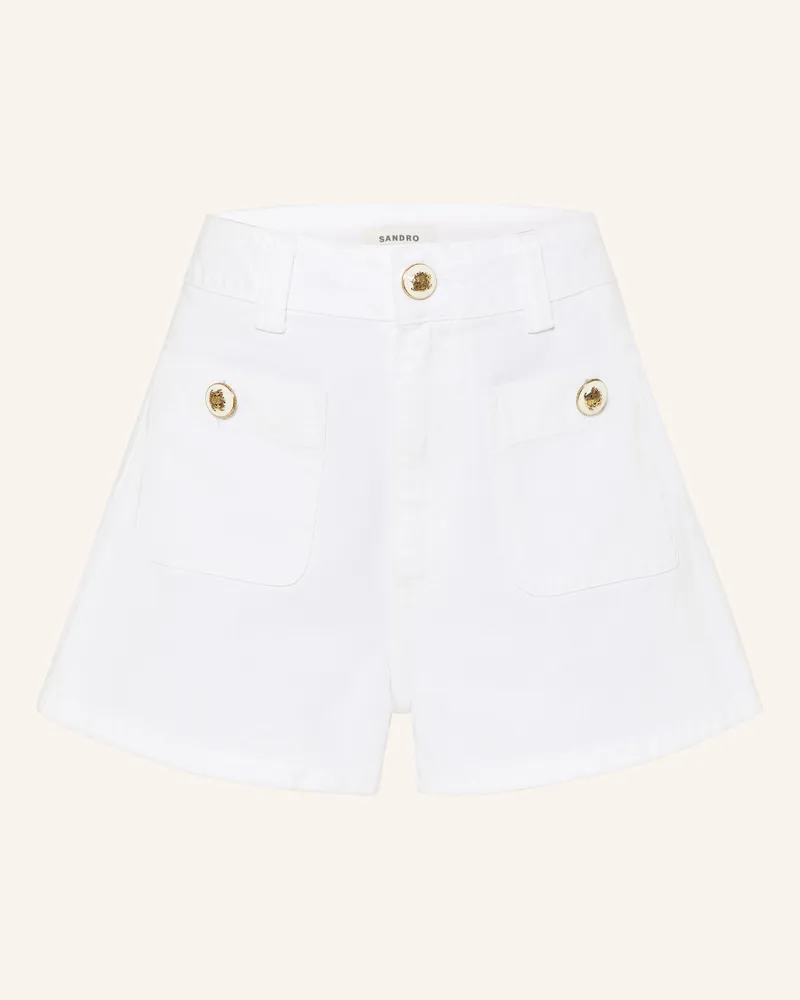 Sandro Jeansshorts weiss Weiss
