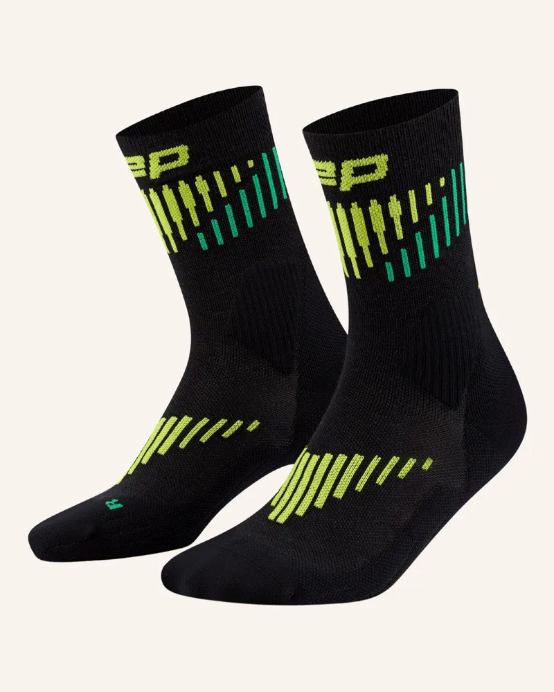 CEP CEP CEP core run merino socks, mid cut, 3.0, women Schwarz