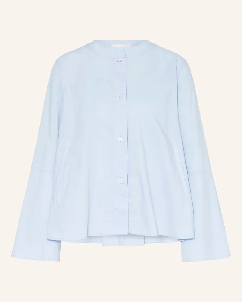 Robert Friedman Bluse blau Hellblau