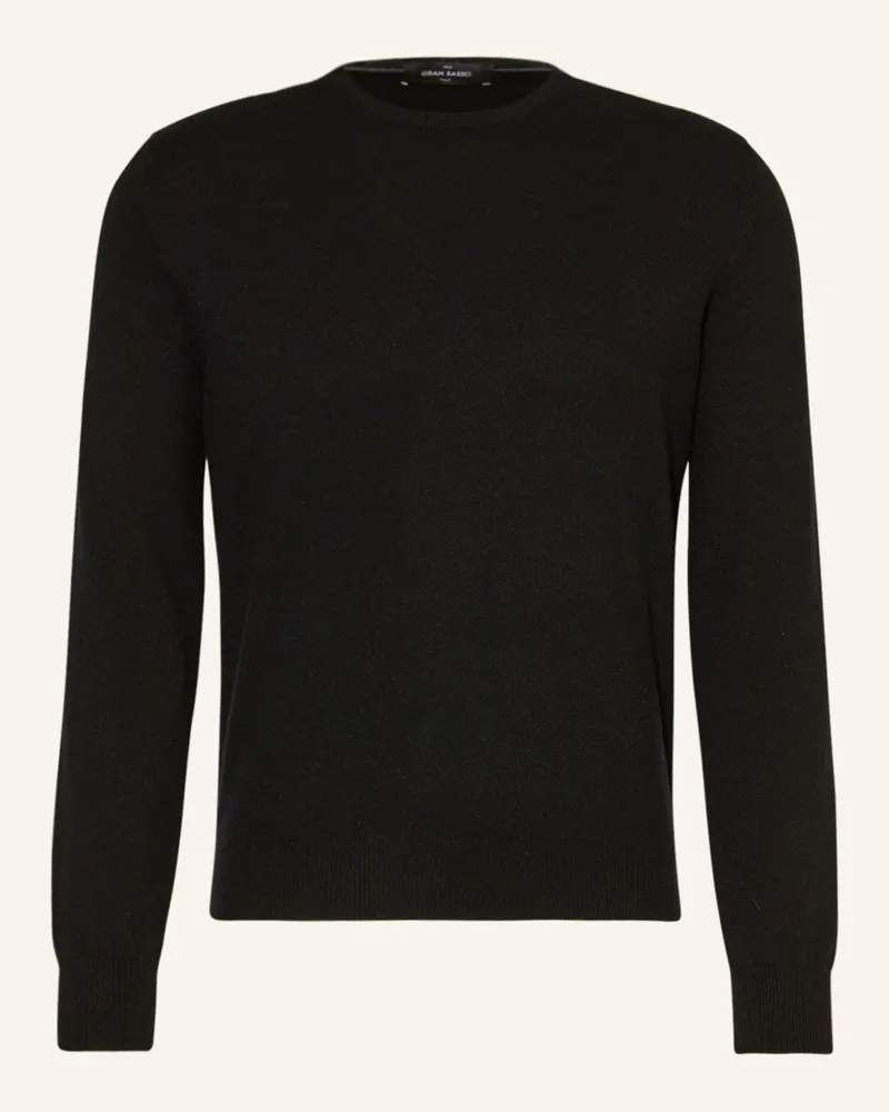 Gran Sasso Cashmere-Pullover Schwarz