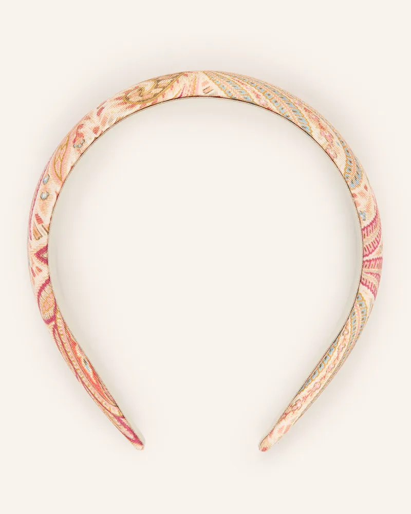 Etro Haarreif Mit Seide beige Hellbraun