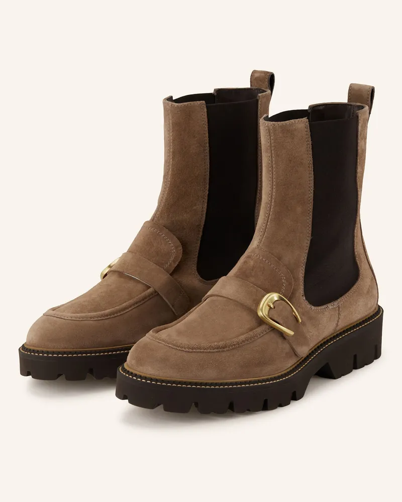 Pertini Chelsea-Boots braun Beige