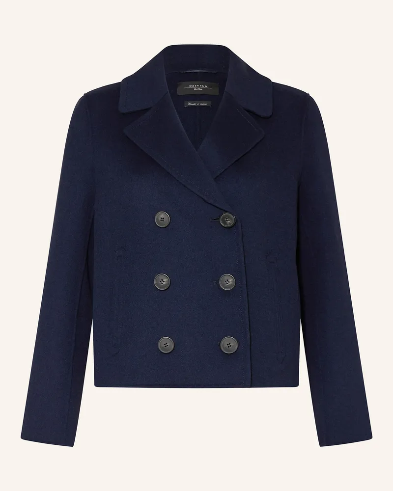 Max Mara Cabanjacke Taglio blau Dunkelblau
